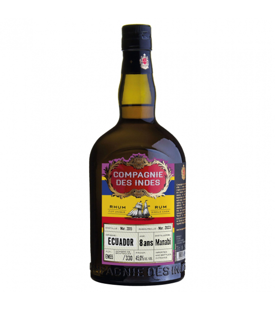 Compagnie Des Indes Rum Ecuador 8 ans