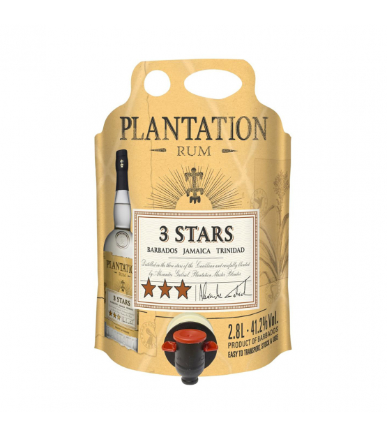 Plantation 3 stars White Rum Caraïbes eco pouch