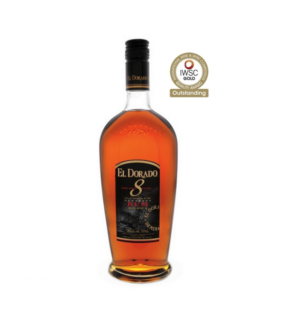 El Dorado cask aged 8 years Demerara Rum