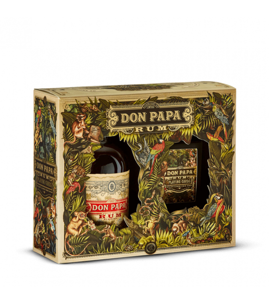 Coffret Don Papa + Jeu de cartes