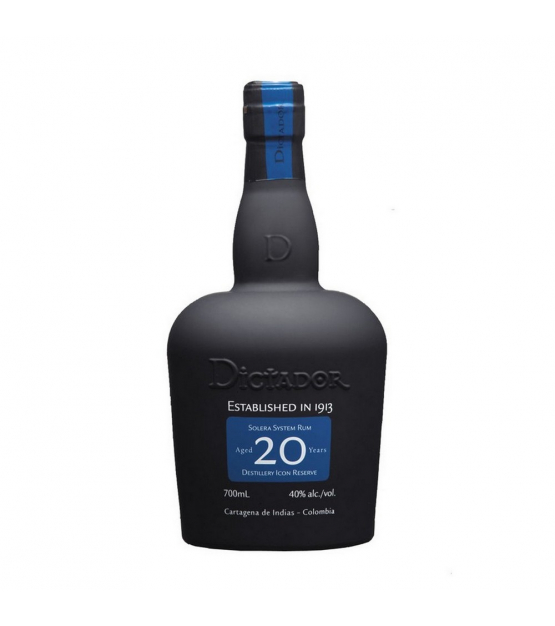 Dictador Solera 20 ans Destillery Icon Reserve rhum Colombie