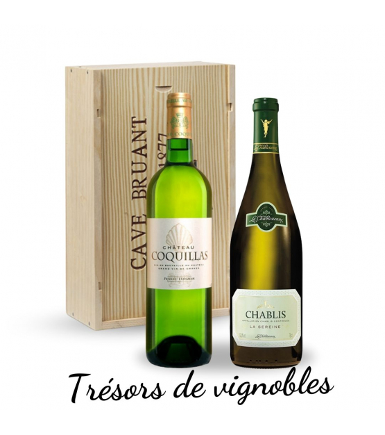 Coffret vins trésors de vignobles