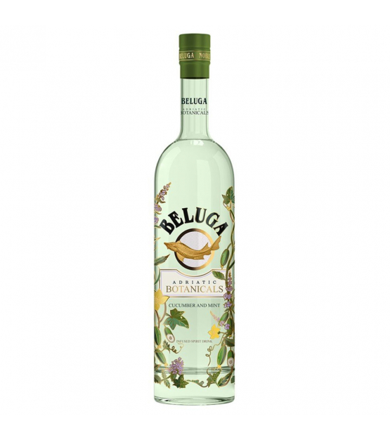 Beluga Vodka Infusée Adriatic Botanicals Concombre / Menthe