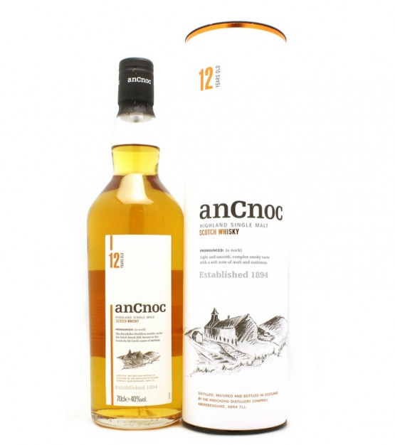 AnCnoc 12 ans Highland Single Malt Etui