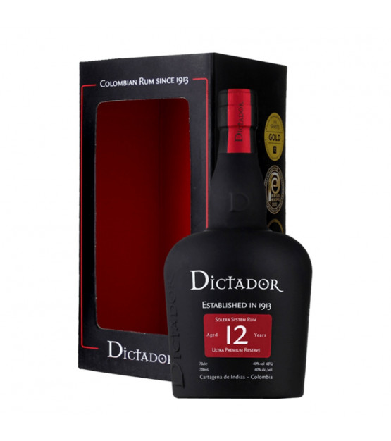 Dictador Solera 12 ans rhum Colombie